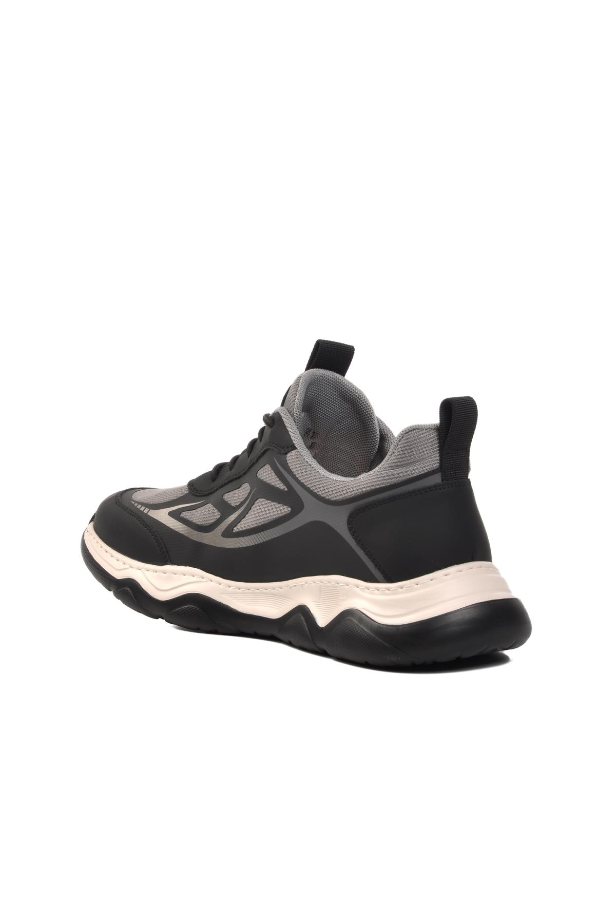 24K543 Gri Erkek Spor Ayakkabı - Görsel 5