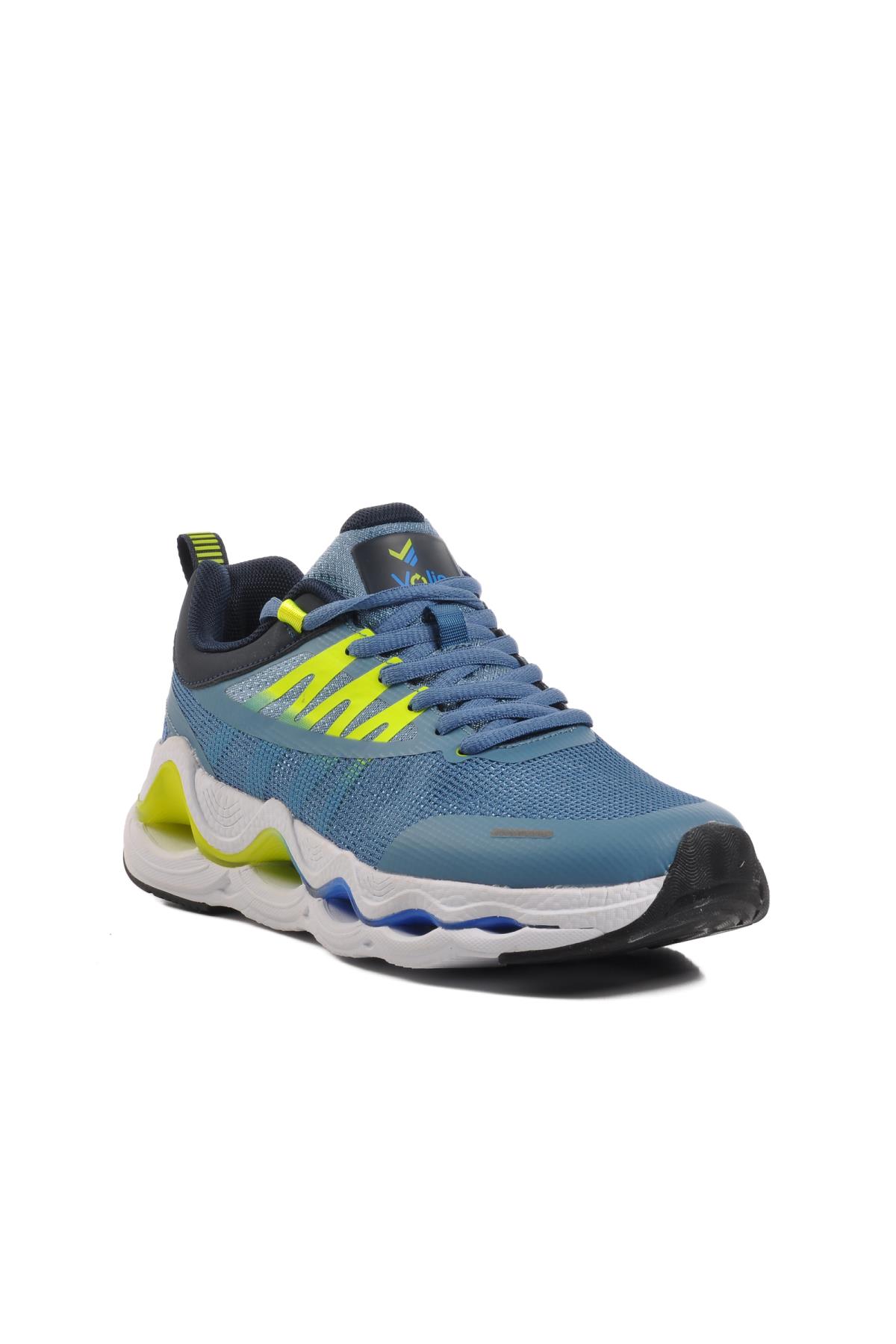 24417 Mavi Hafif Fileli Erkek Spor Ayakkabı - Görsel 2