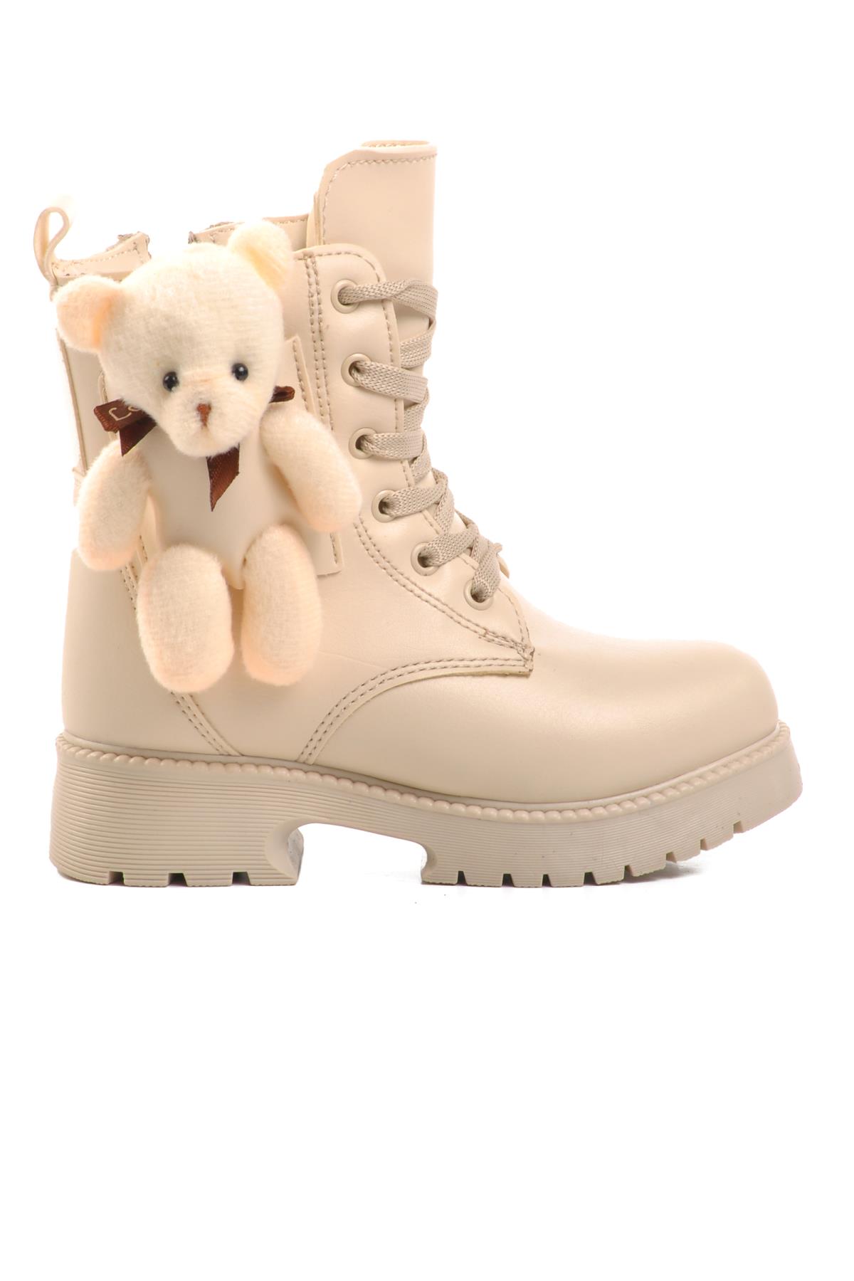 Pegasi-F Bej İçi Kürklü Kız Çocuk Bot - Görsel 3