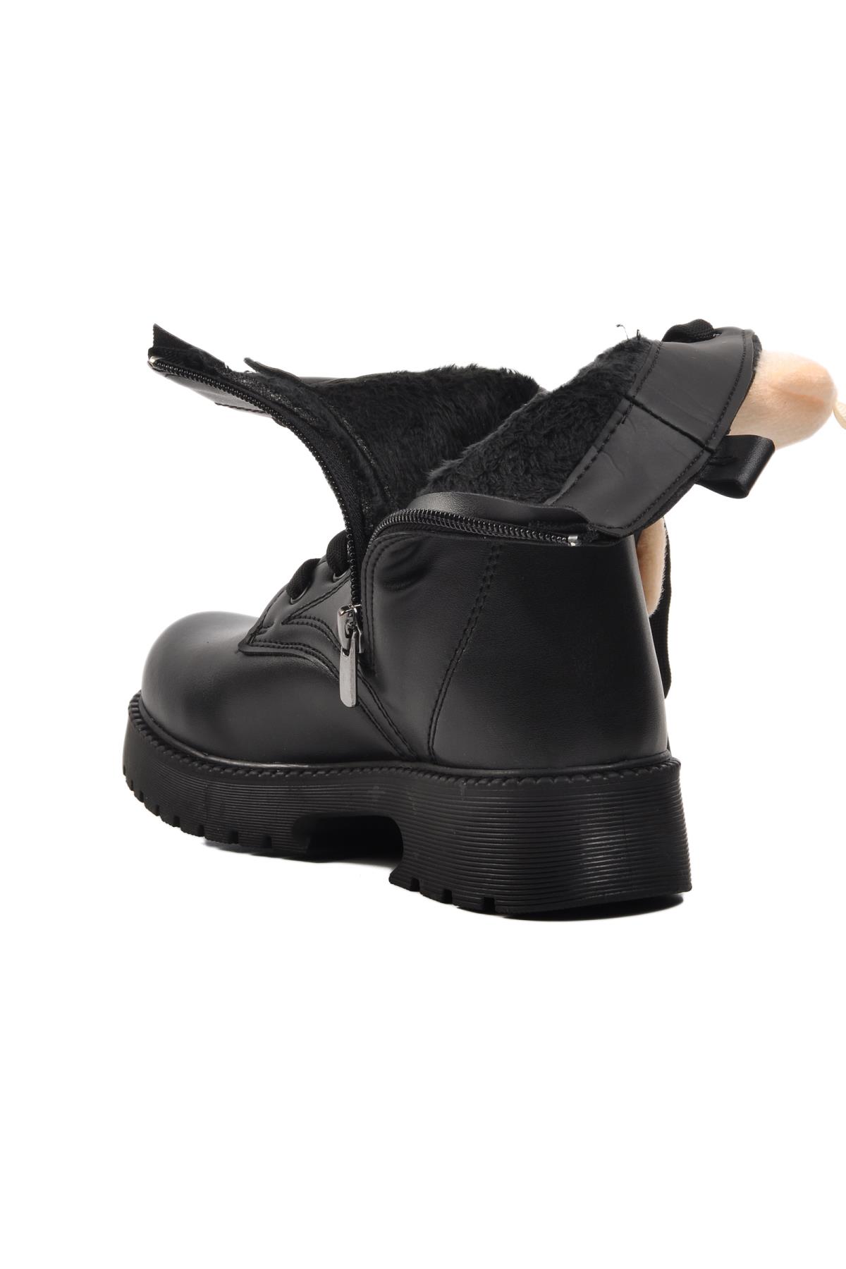 Pegasi-F Siyah İçi Kürklü Kız Çocuk Bot - Görsel 5