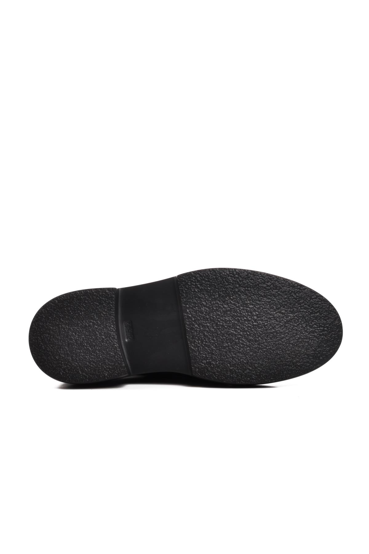 Premium 1240 Siyah Hakiki Deri Erkek Klasik Ayakkabı - Görsel 6