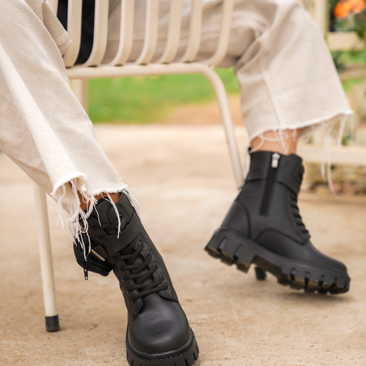 Garantili Alyona Soğuk Geçirmez Kadın Günlük Ortopedik Kışlık Bot - Görsel 3