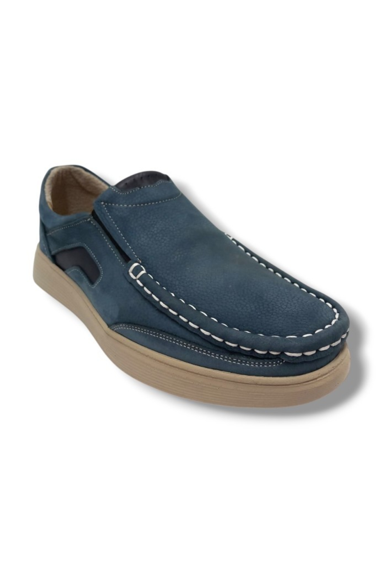 1701-25 Hakiki Nubuk Deri Anatomik Casual Erkek Ayakkabı - Görsel 2