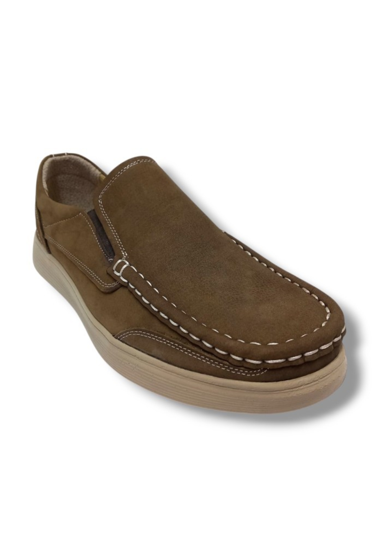 1705-25 Hakiki Nubuk Deri Anatomik Casual Erkek Ayakkabı - Görsel 2