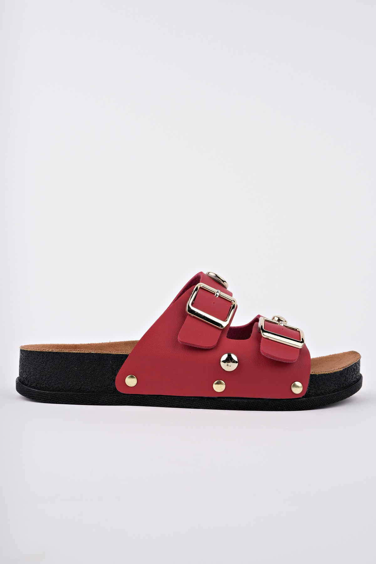 CROSS Çift Bantlı Ayarlanabilir Kemerli Günlük Kadın Terlik - Görsel 4