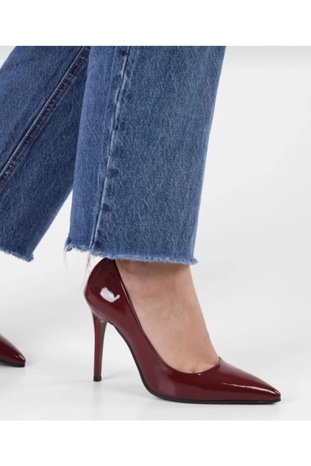 Kadın İnce Topuklu Stiletto Ayakkabı - Görsel 4