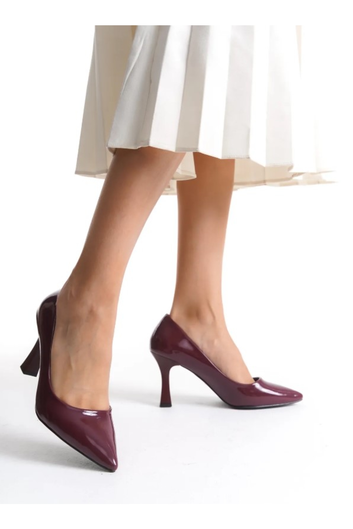 Kadeh Topuklu Kadın Stiletto Ayakkabı - Görsel 2