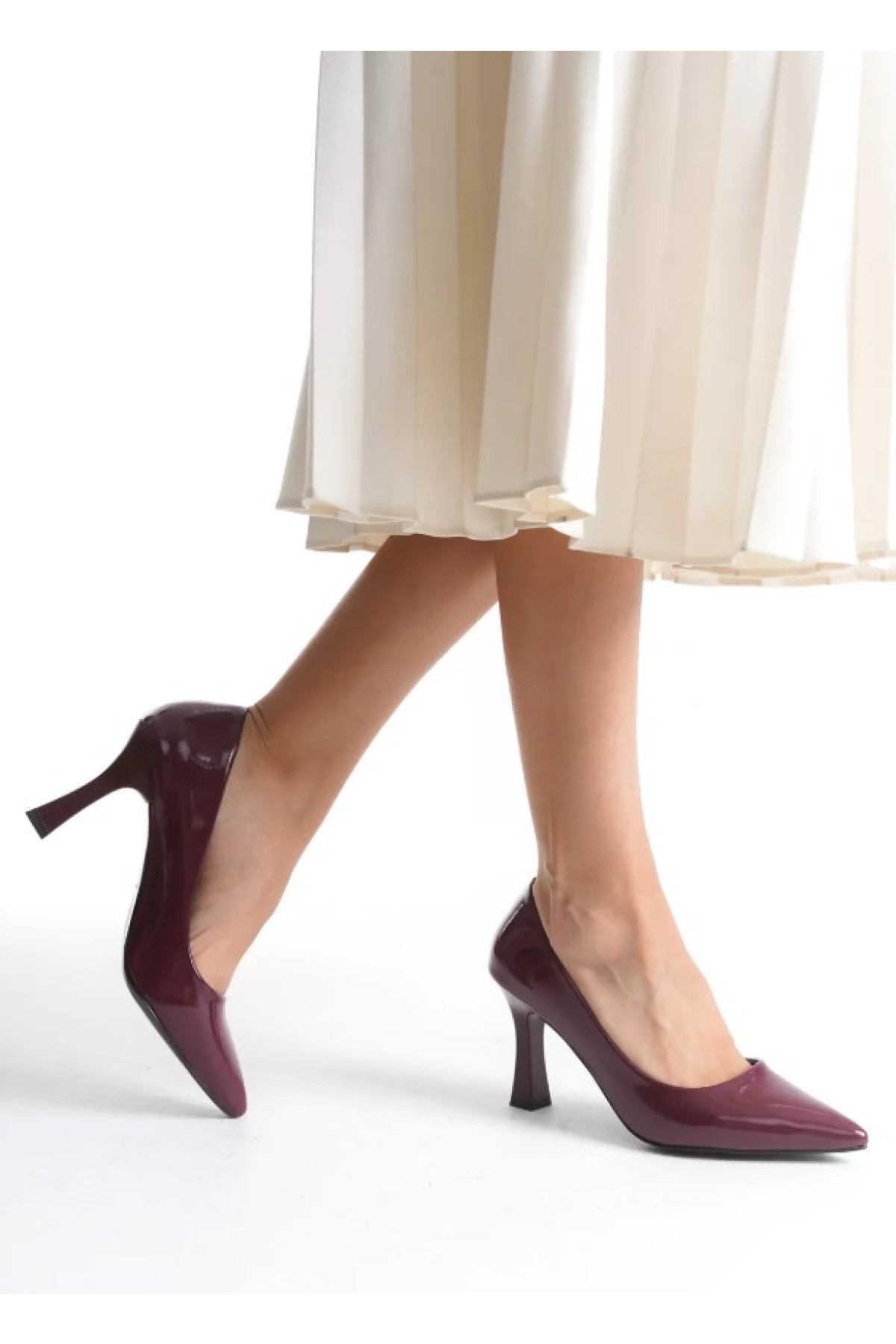 Kadeh Topuklu Kadın Stiletto Ayakkabı - Görsel 4