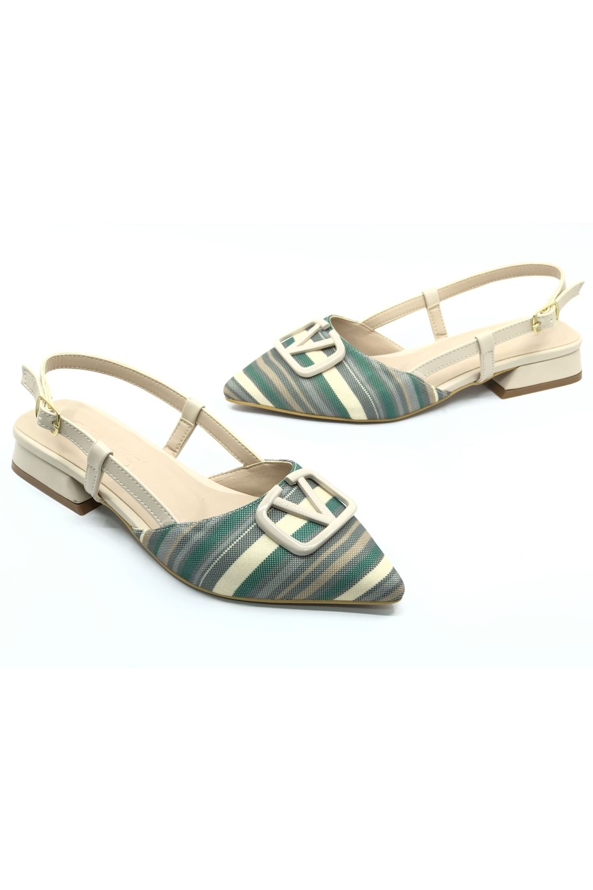 01-902 V Toka Kadın Babet Ayakkabı - Görsel 3