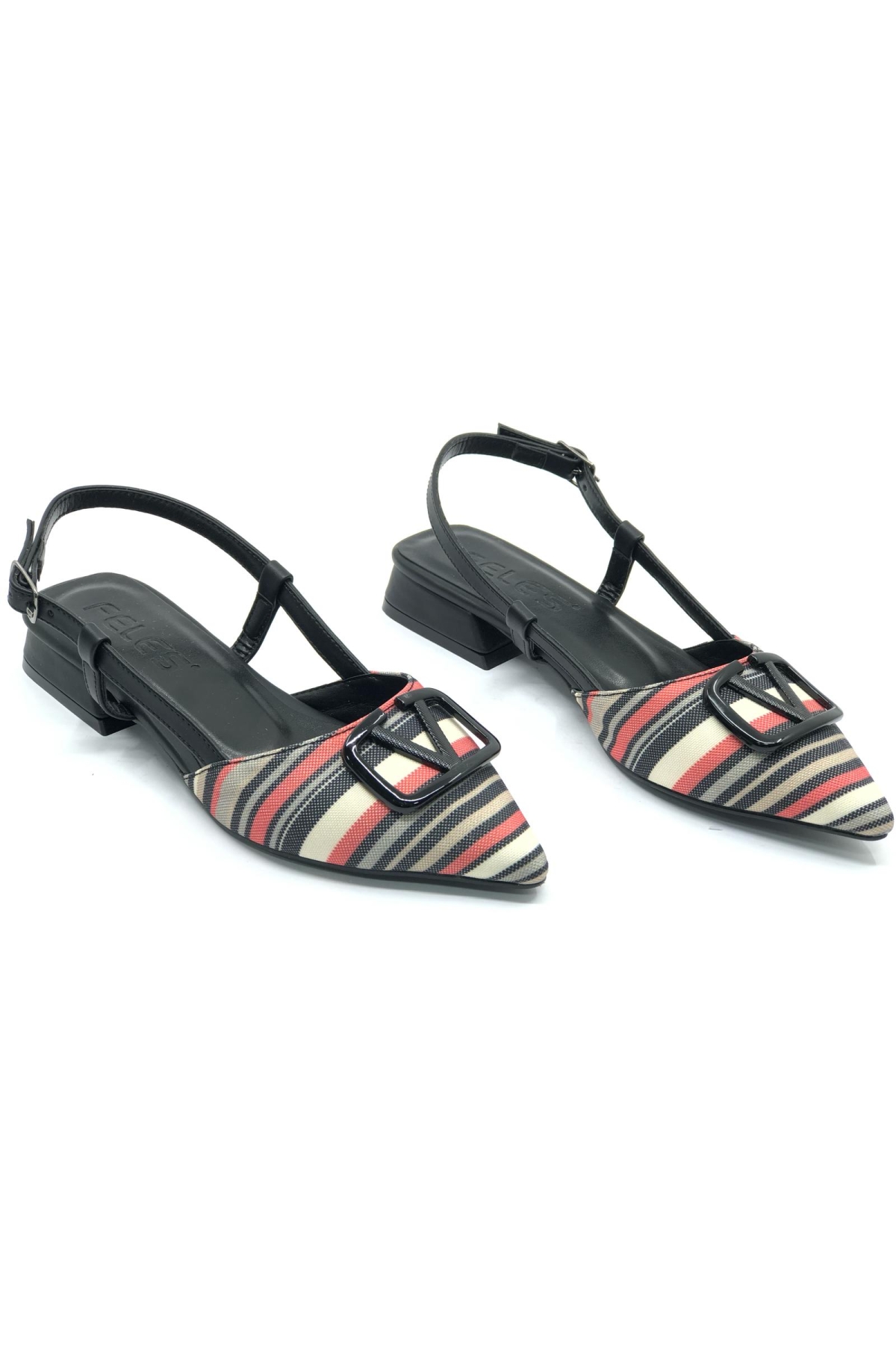 01-902 V Toka Kadın Babet Ayakkabı - Görsel 4