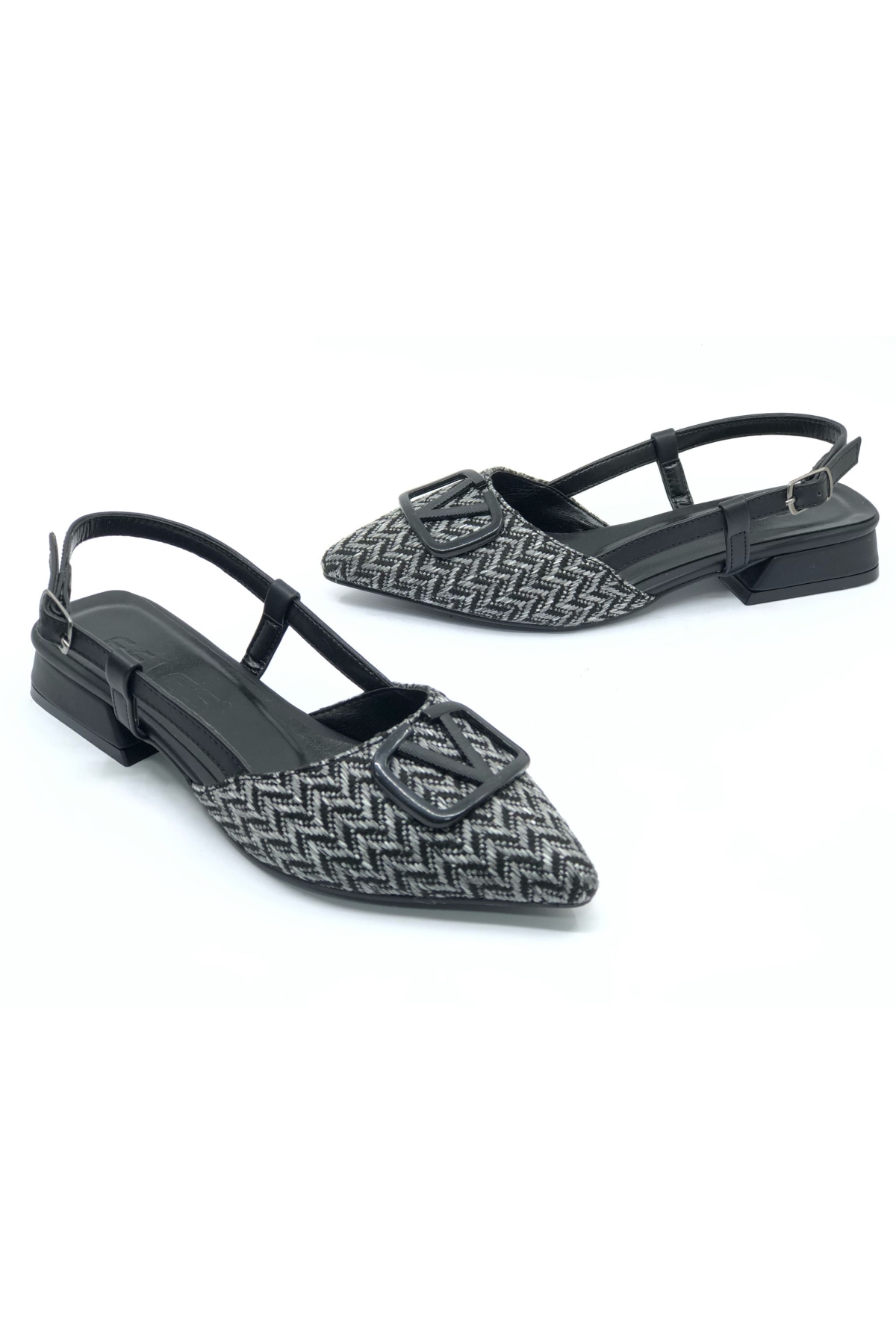 01-902 V Toka Kadın Babet Ayakkabı - Görsel 3