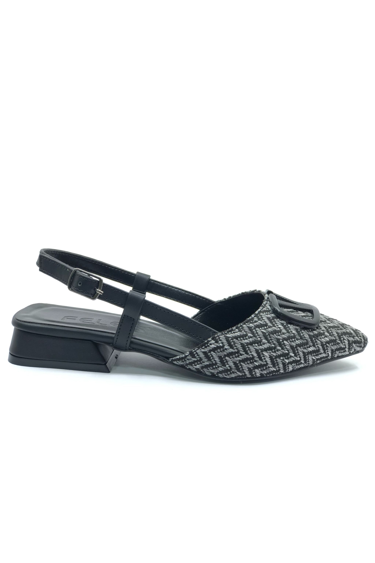 01-902 V Toka Kadın Babet Ayakkabı - Görsel 5