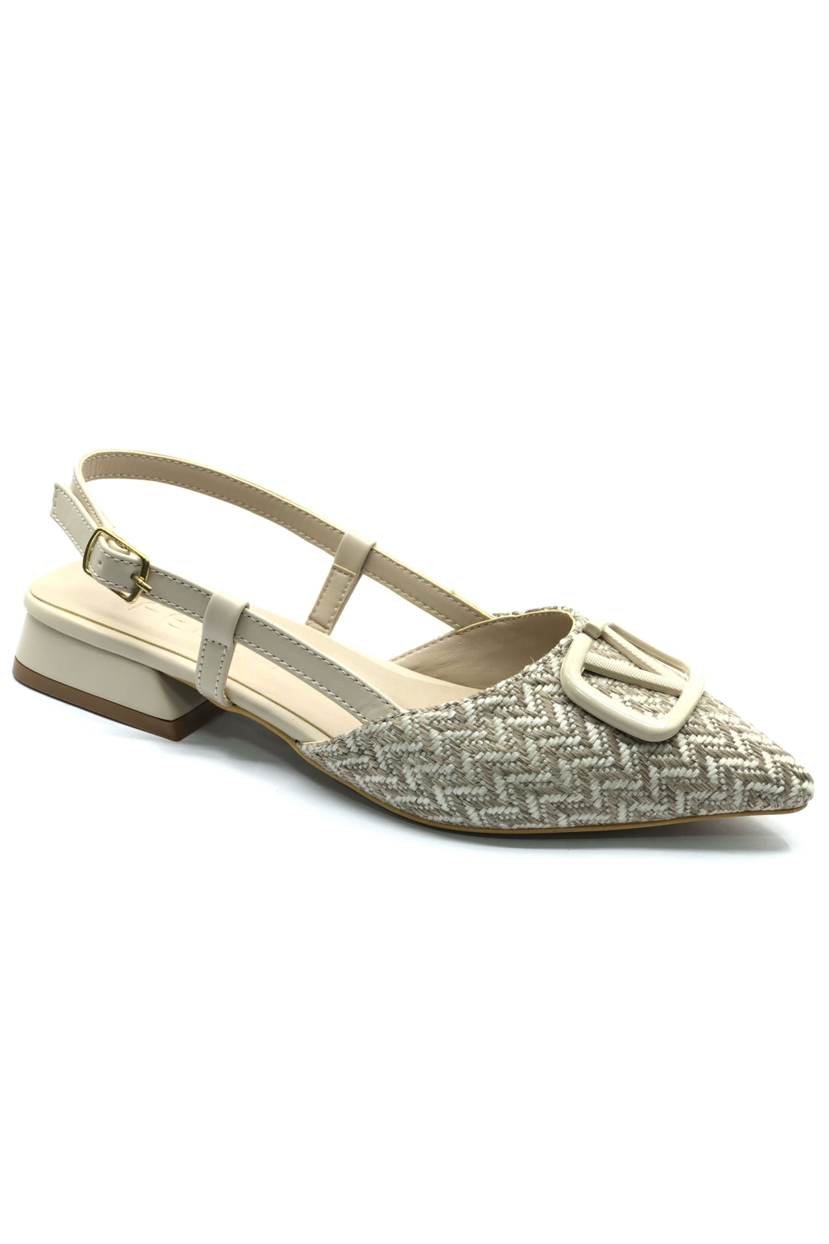 01-902 V Toka Kadın Babet Ayakkabı - Görsel 2