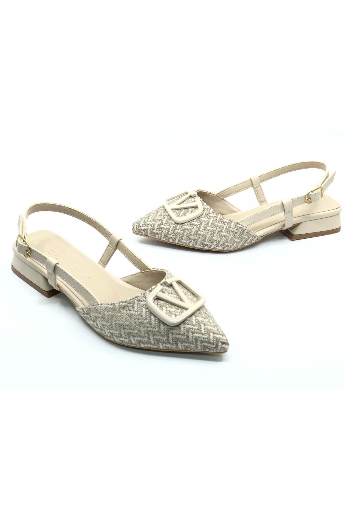 01-902 V Toka Kadın Babet Ayakkabı - Görsel 3