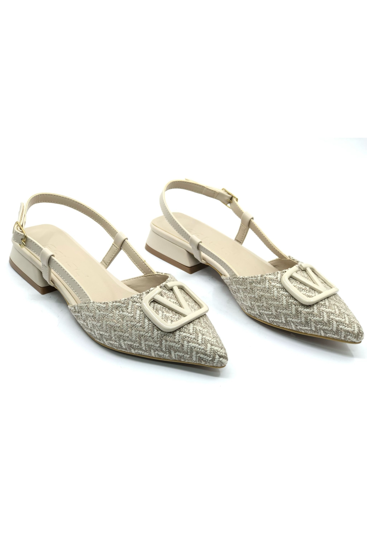 01-902 V Toka Kadın Babet Ayakkabı - Görsel 4