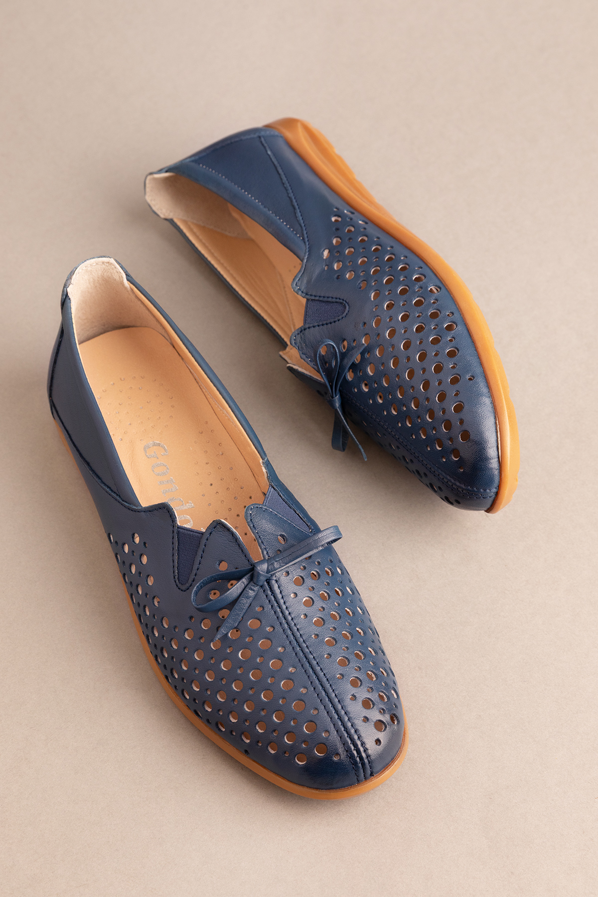 Gondol Hakiki Deri Ortopedik Taban Günlük Ayakkabı esfa.2605 - Görsel 4