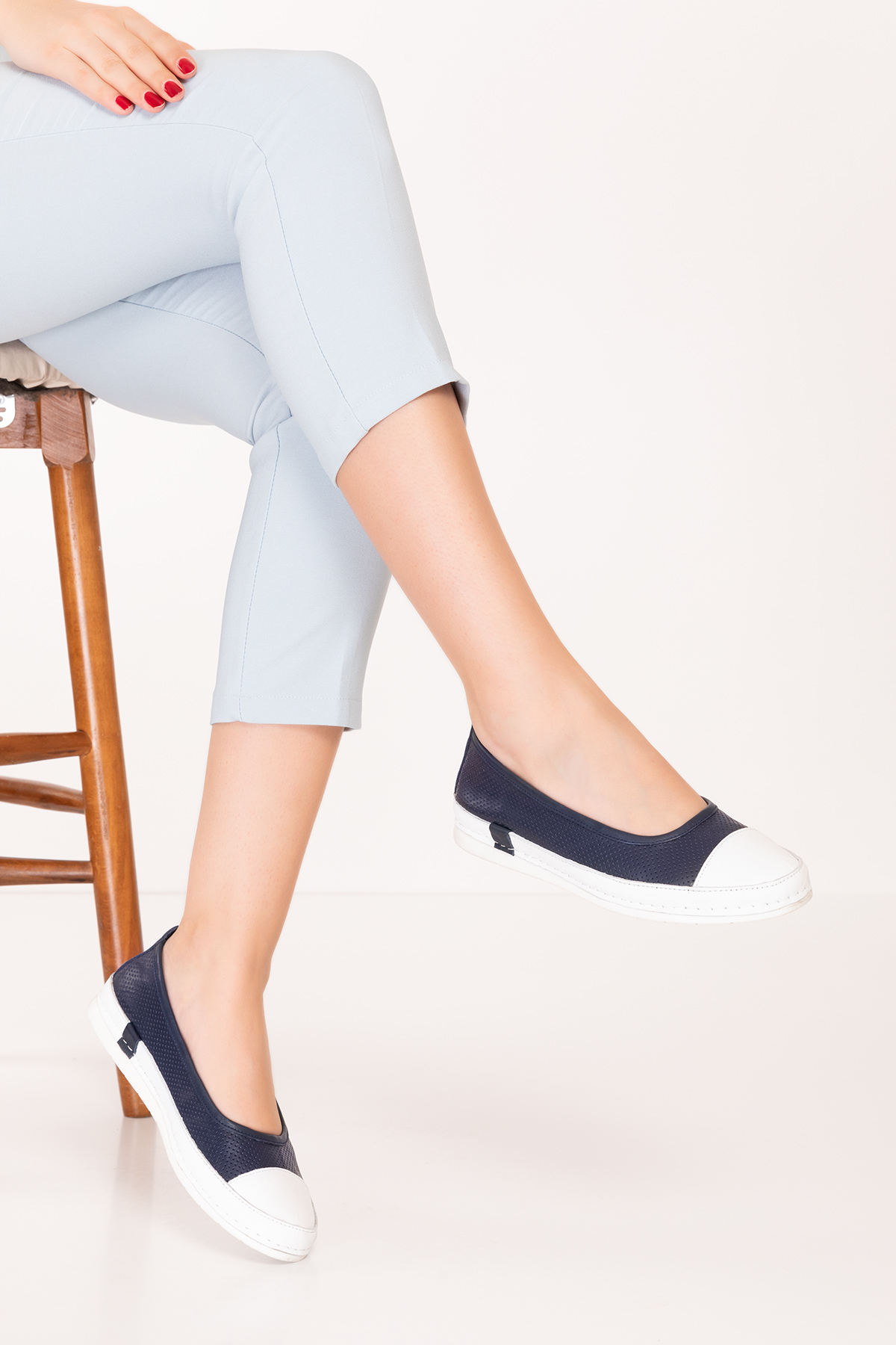 Gondol Hakiki Deri Rahat Yazlık Ayakkabı usl.2154 - Görsel 3