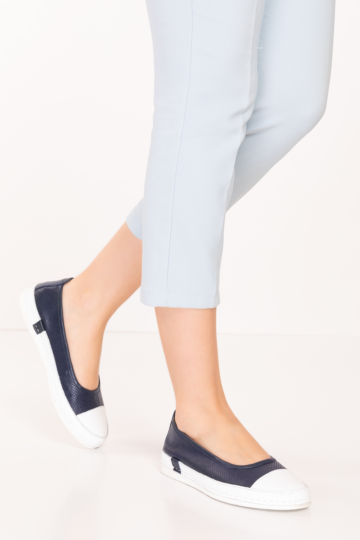 Gondol Hakiki Deri Rahat Yazlık Ayakkabı usl.2154 - Görsel 4