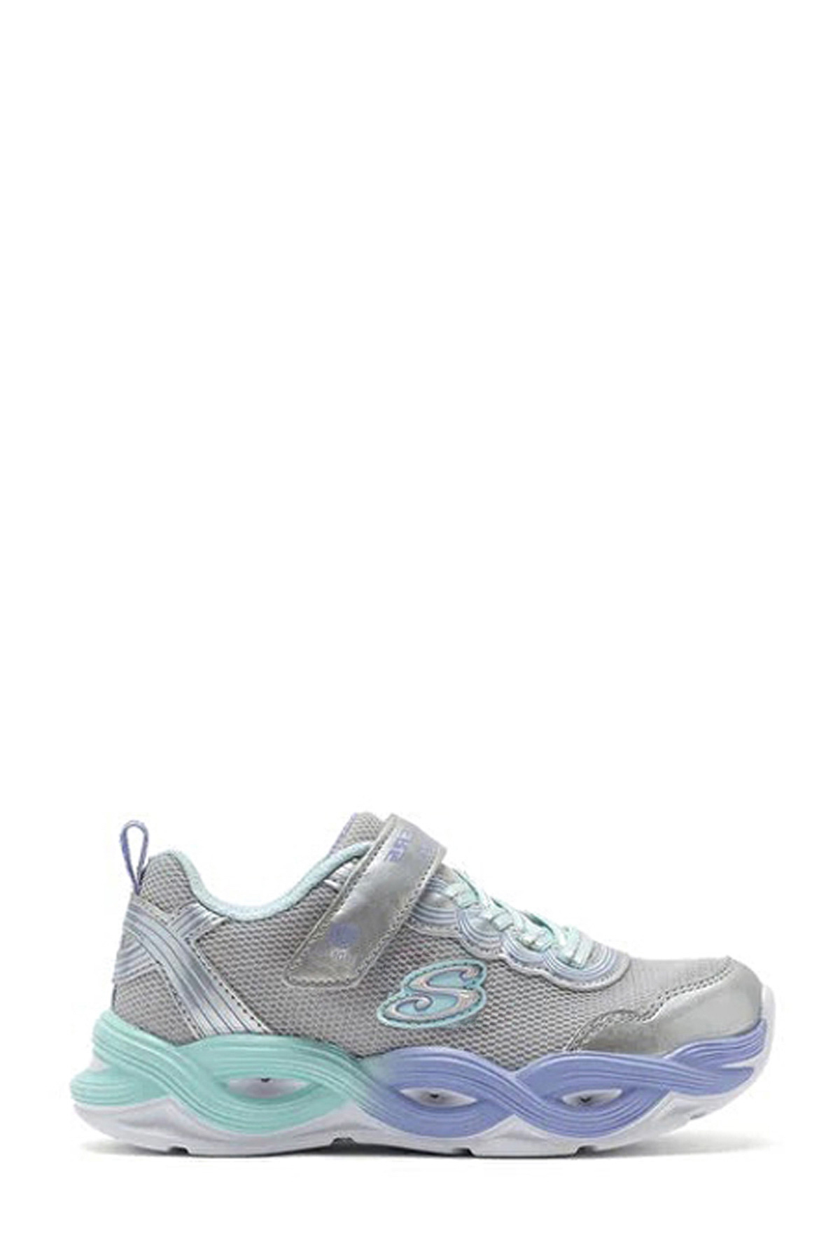 Skechers TWISTY GLOW Gümüş Kız Çocuk Sneaker - Görsel 2