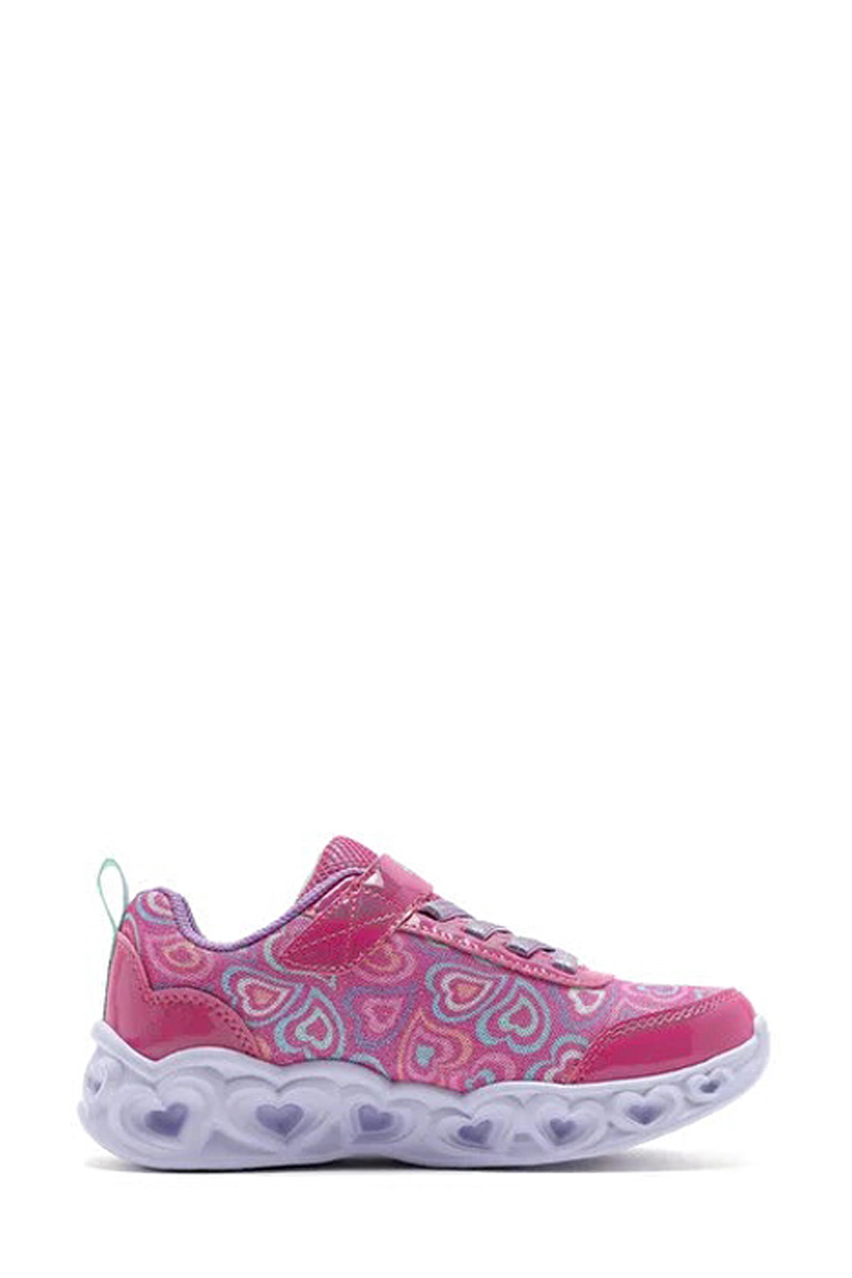 Skechers HEART LIGHTS Pembe Kız Çocuk Sneaker - Görsel 4