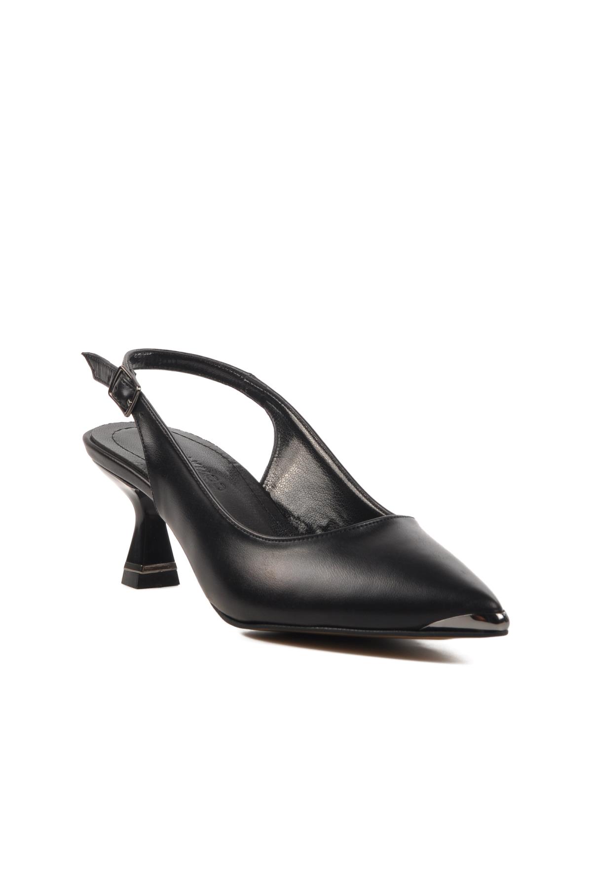 357140 Z Siyah Kadın Topuklu Ayakkabı Stiletto - Görsel 2