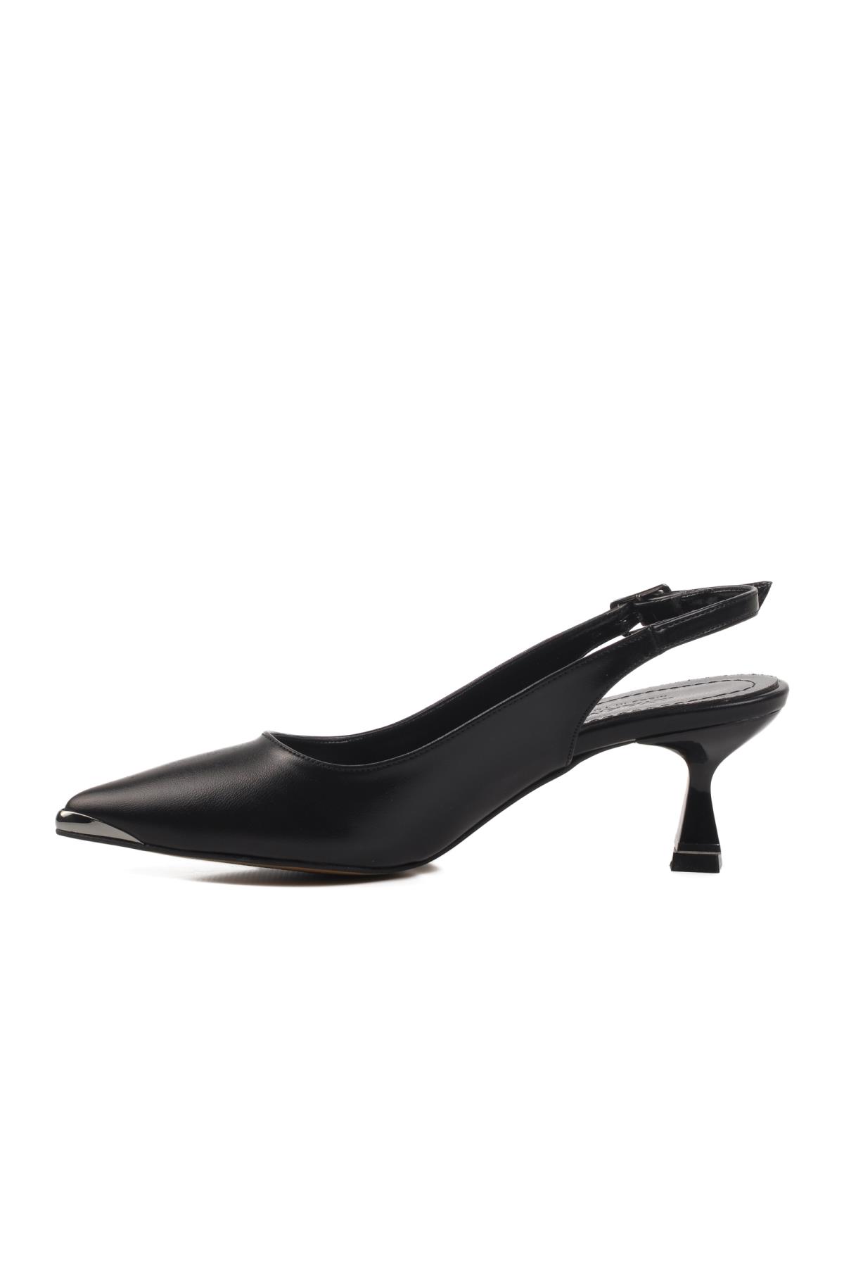 357140 Z Siyah Kadın Topuklu Ayakkabı Stiletto - Görsel 3