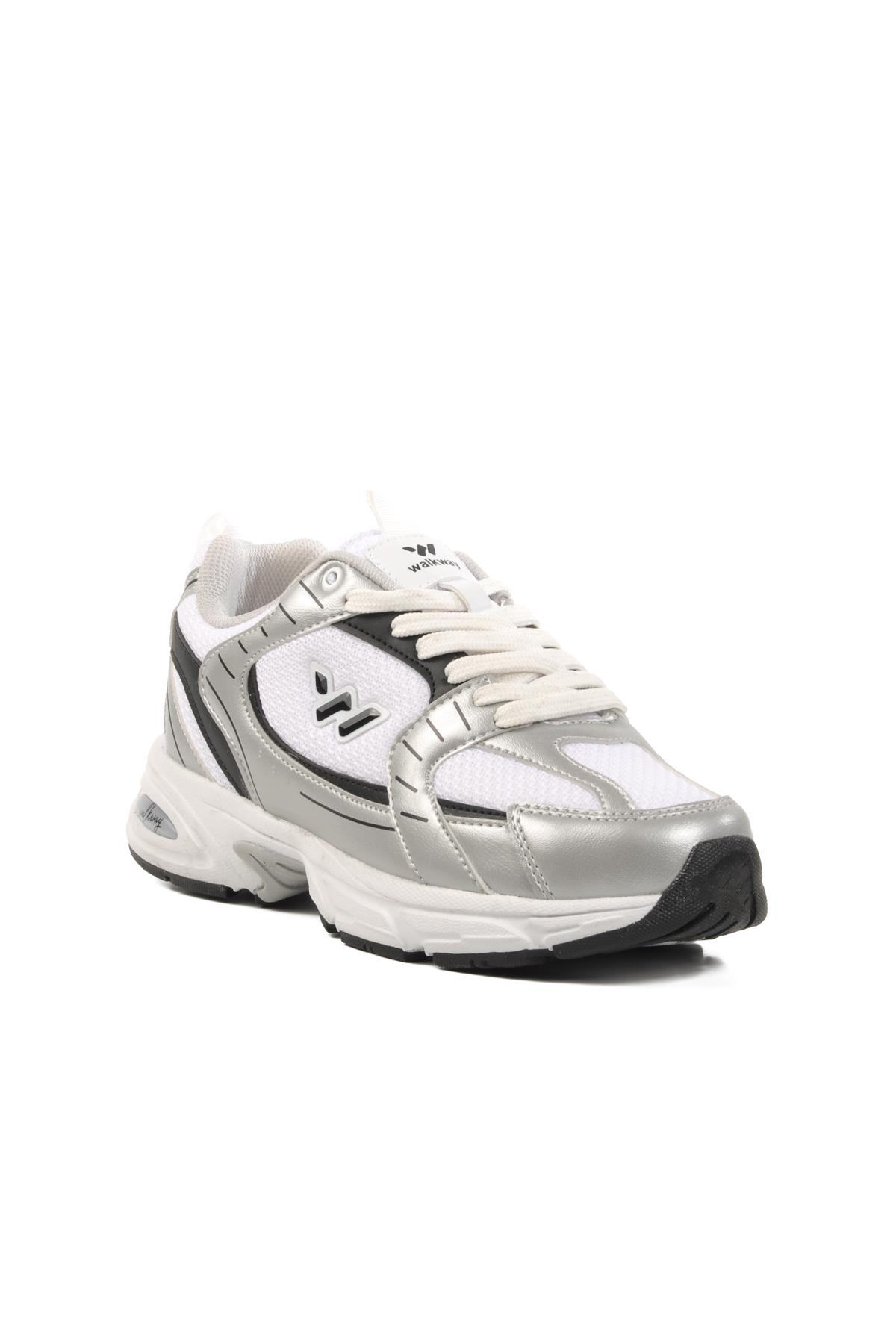 Run G Beyaz-Siyah Hafif Esnek Spor Ayakkabı - Görsel 2