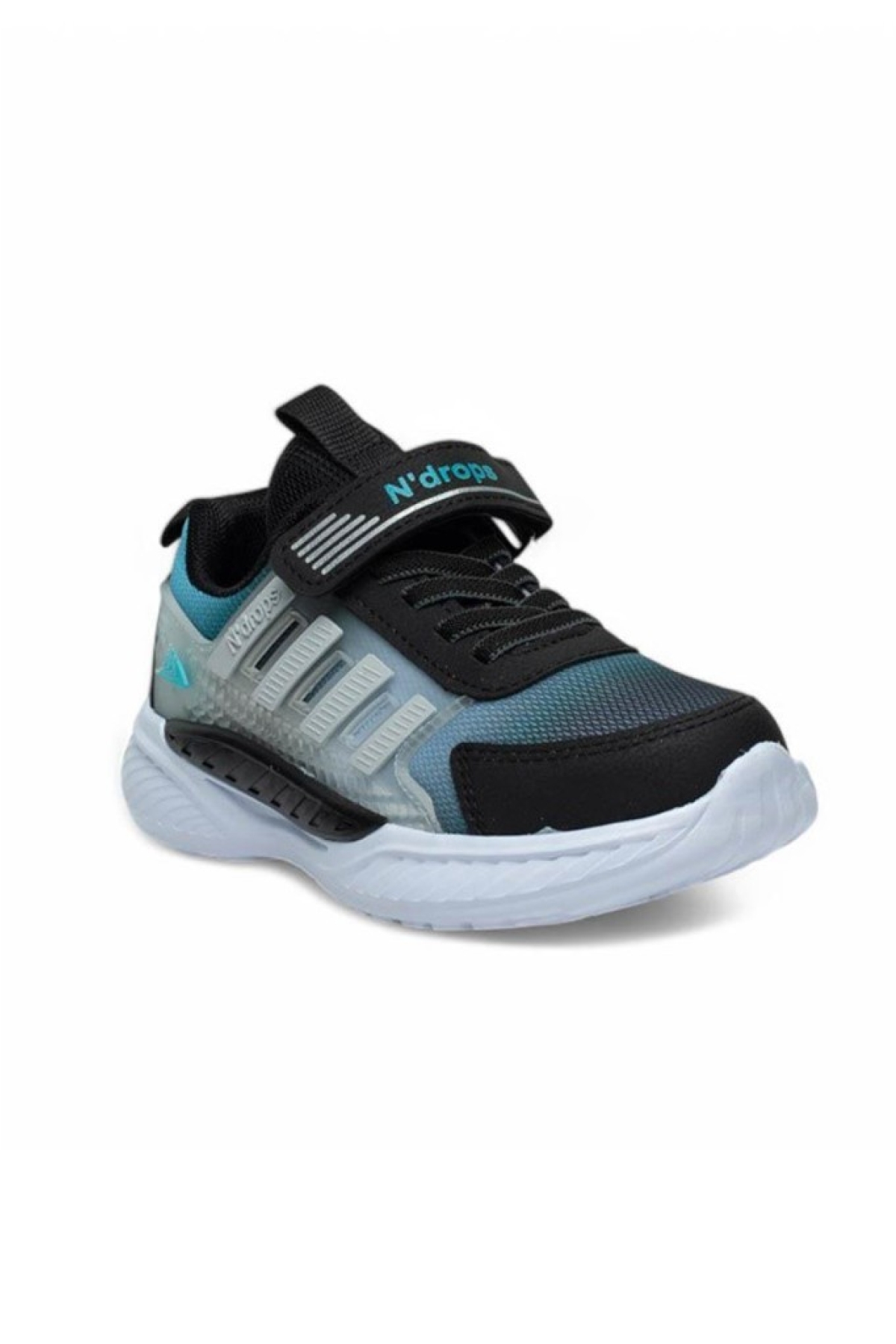 023-25 Anorak Anatomik Çocuk Sneaker Siyah Turkuaz 26-30 - Görsel 3