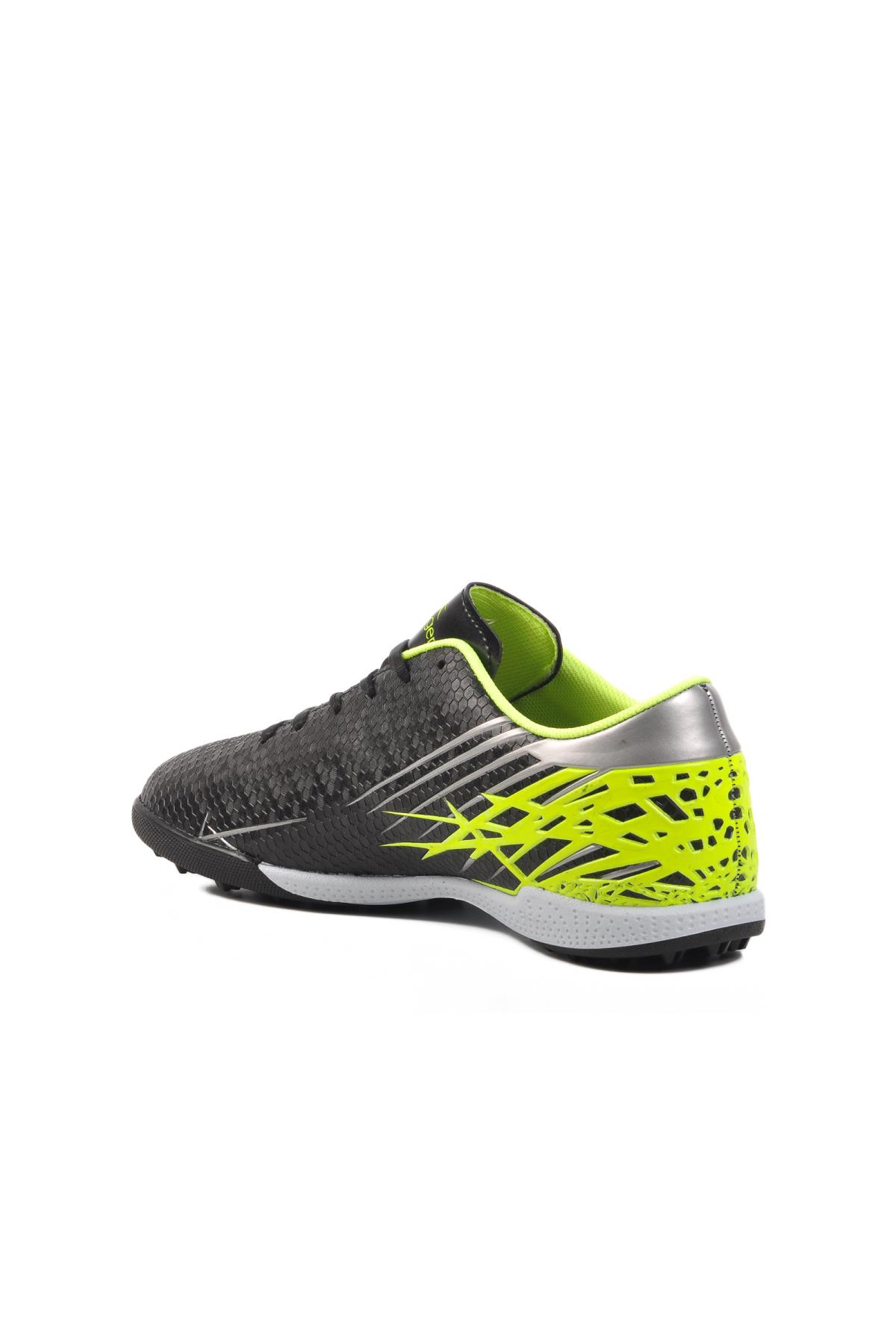 Carlo M Siyah-Yeşil Erkek Halı Saha Ayakkabısı - Görsel 5