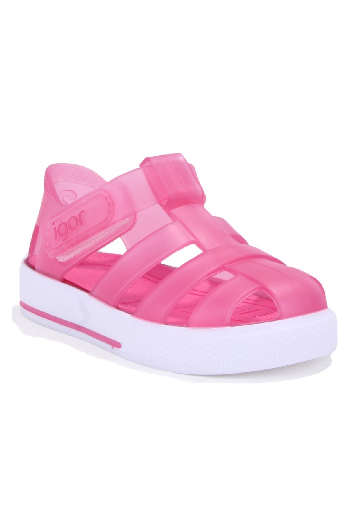 S10171 Star Fuşya Ortopedik Günlük Kız Çocuk Sandalet - Görsel 2