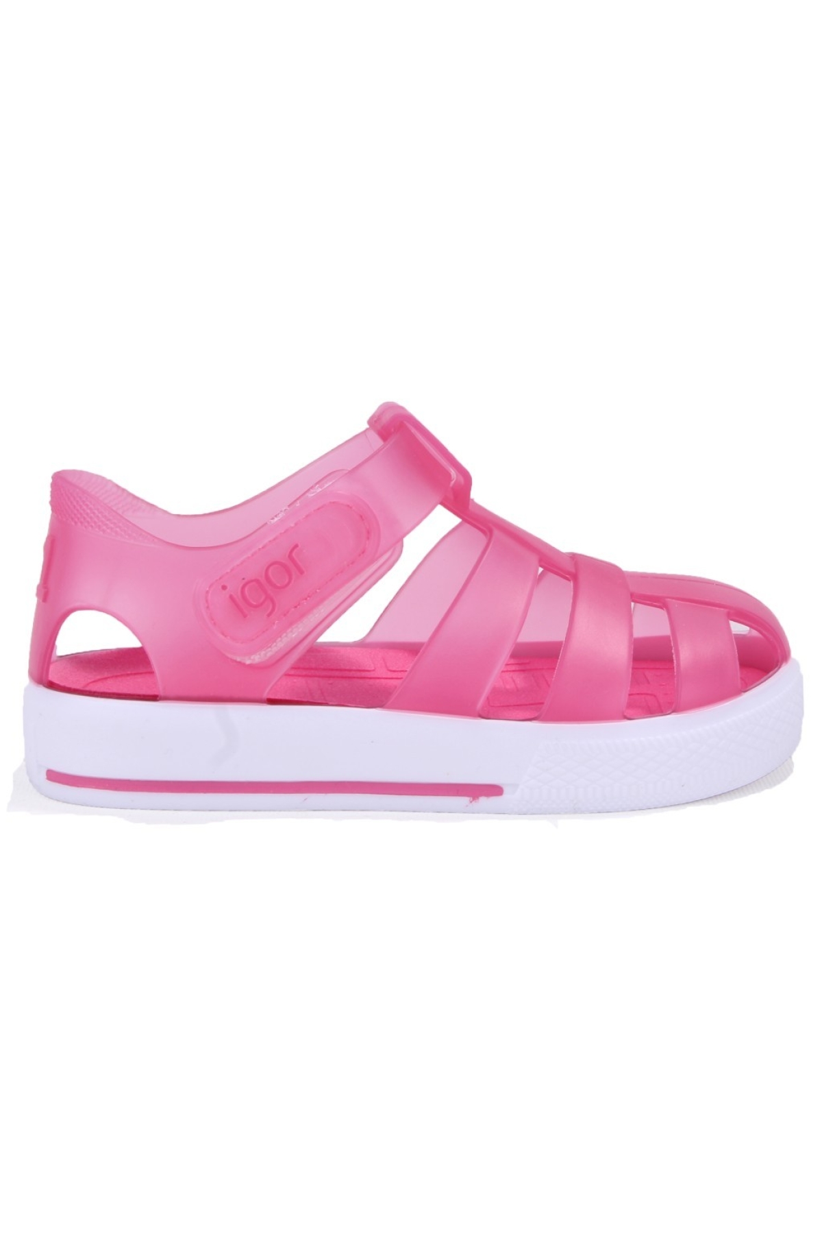 S10171 Star Fuşya Ortopedik Günlük Kız Çocuk Sandalet - Görsel 3