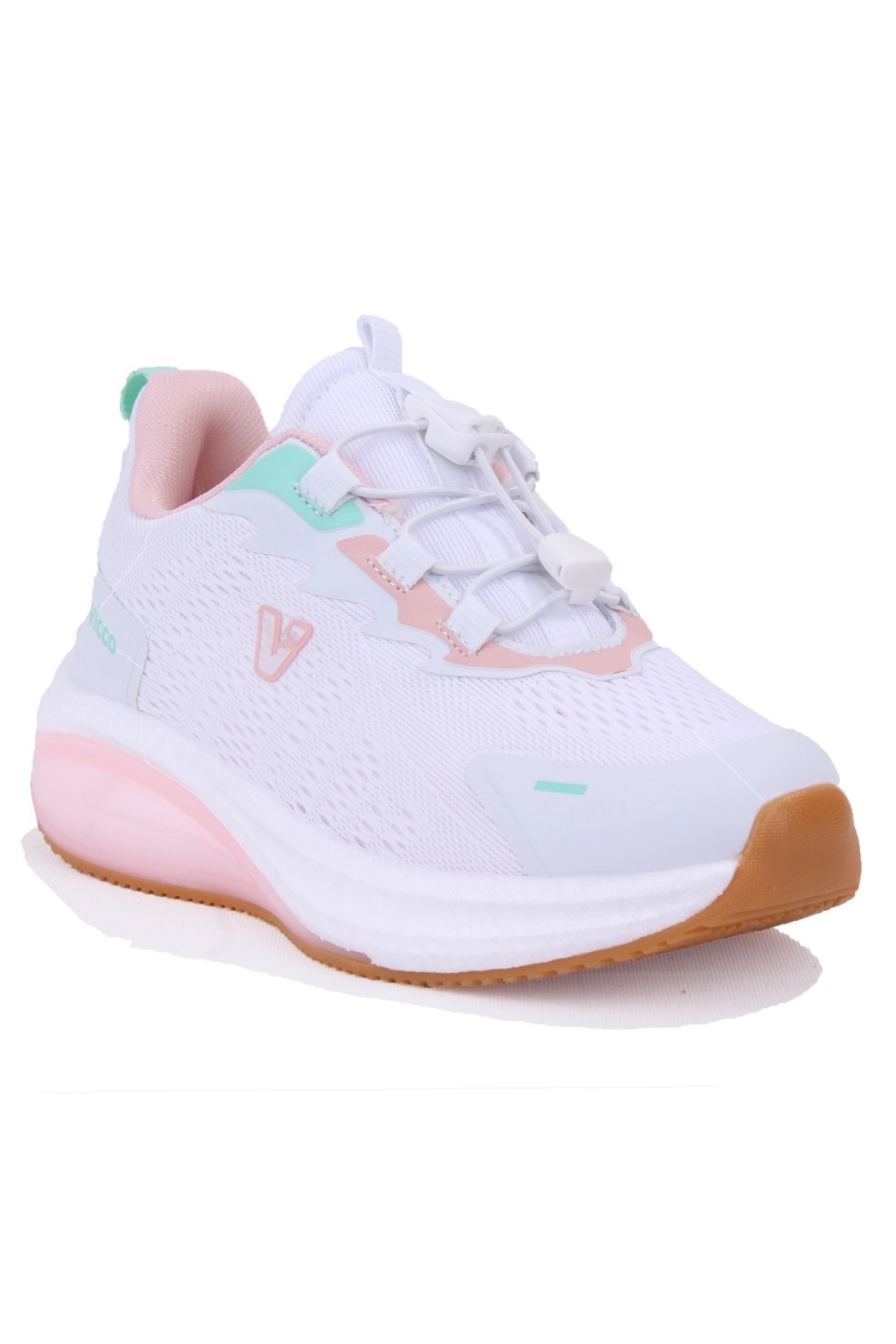 Knit 346F25Y153 Beyaz Ortopedik Günlük Kız Çocuk Spor Ayakkabı - Görsel 3
