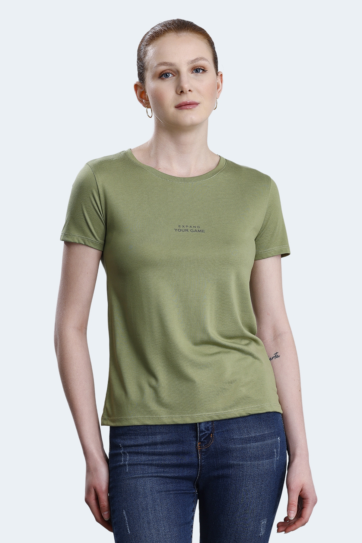 Slazenger PAYTONS Kadın Tişört Açık Yeşil — 6