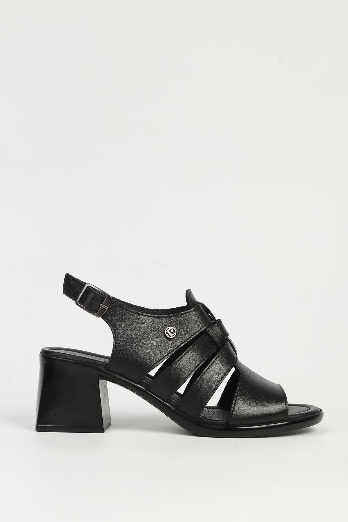 Siyah Kadın Topuklu Ayakkabı PC-54585 - Görsel 2