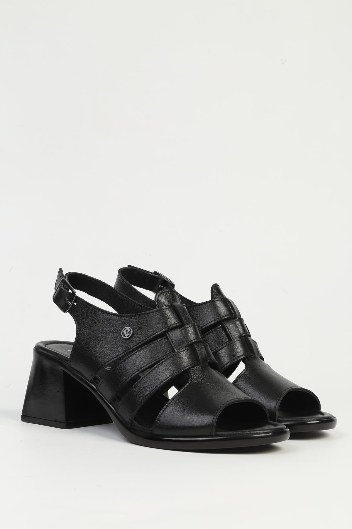 Siyah Kadın Topuklu Ayakkabı PC-54585 - Görsel 3