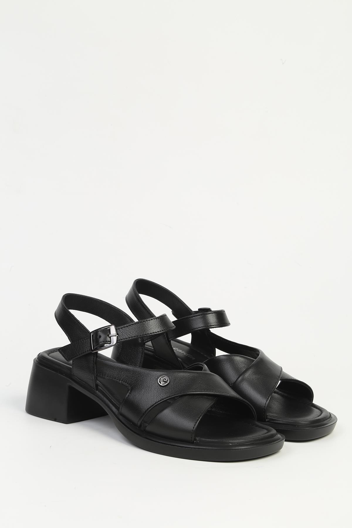 Siyah Kadın Topuklu Ayakkabı PC-54622 - Görsel 3