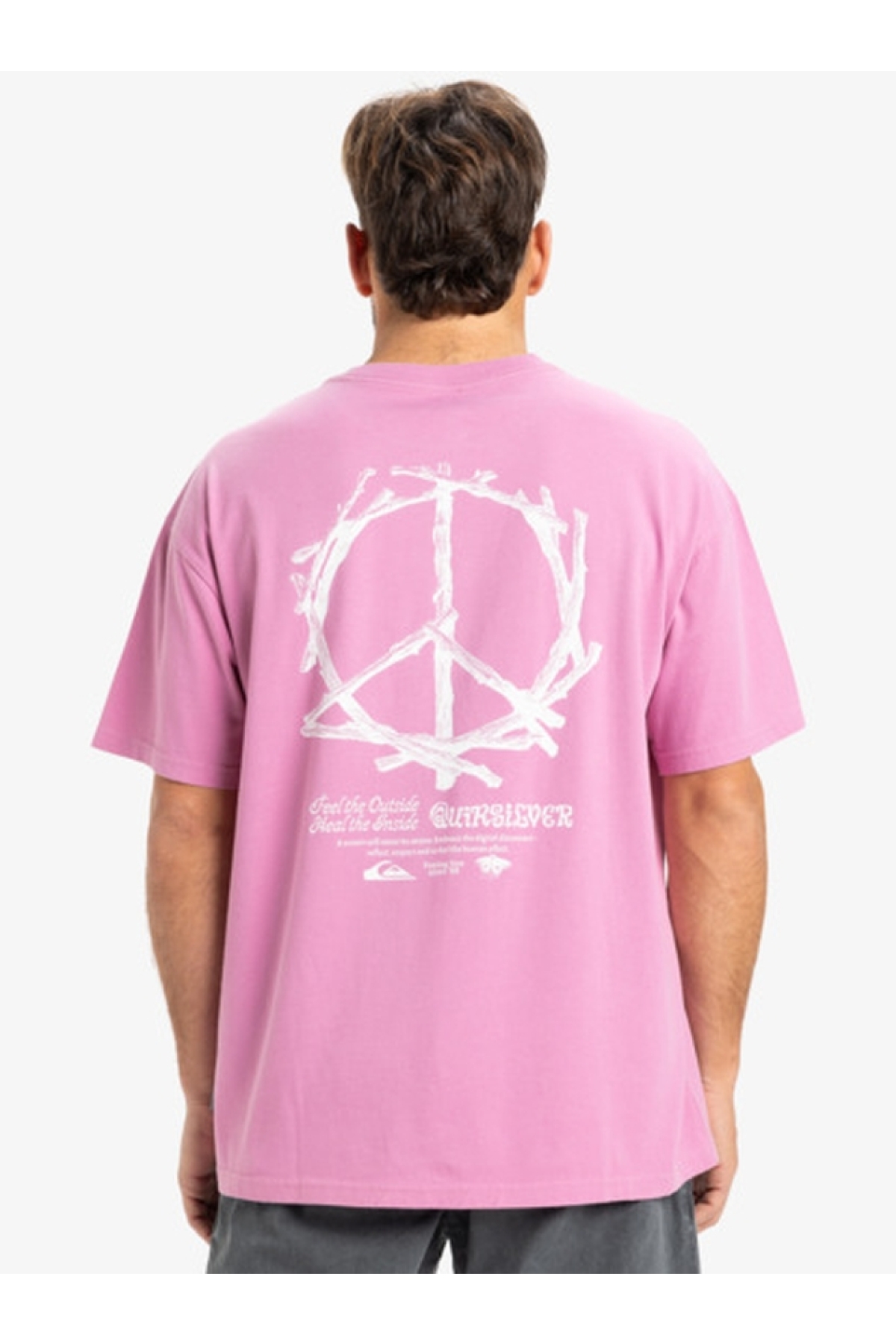Tree Connection SS Erkek Kısa Kollu Tişört EQYZT08034 Pembe