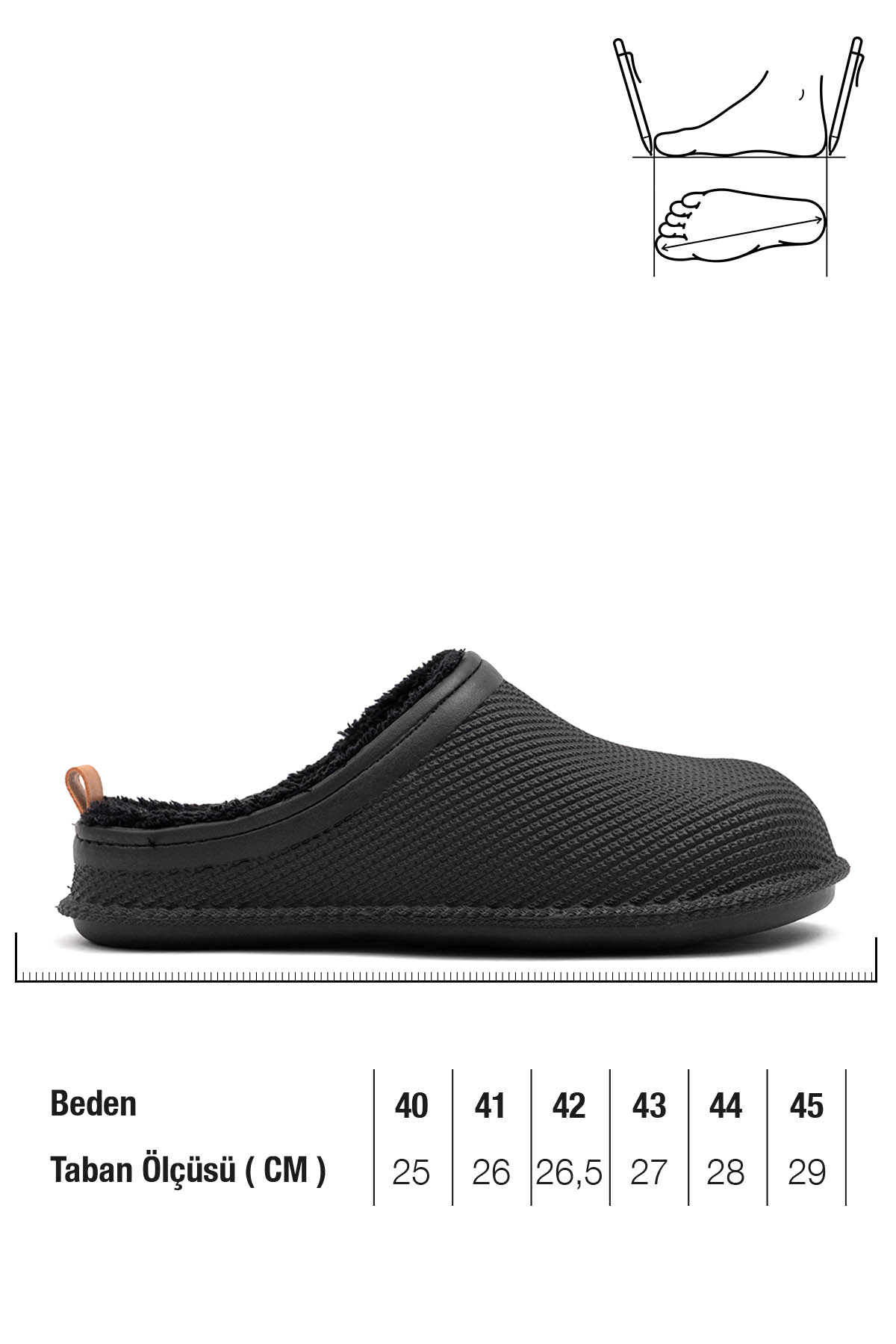 Kışlık Islak Zemin Erkek Terlik - Görsel 3