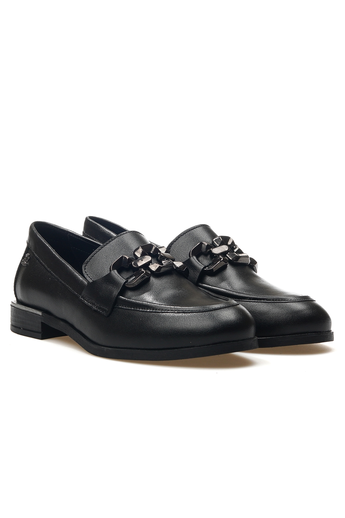 Venüs Siyah Venüs Hakiki Deri Kadın Toka Detaylı Casual Ayakkabı 25y 2455212y Z