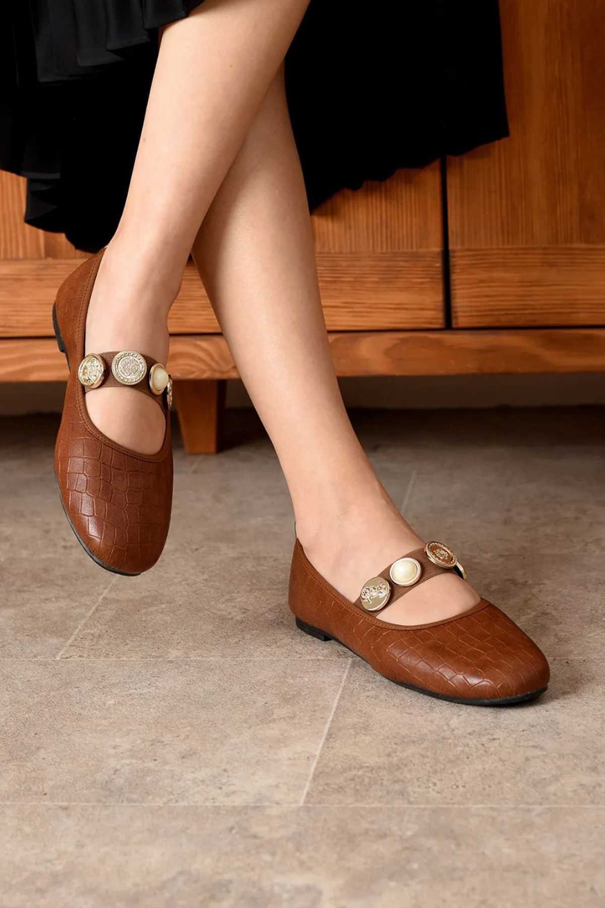 Kadın Günlük Babet Rahat Hafif Ses Yapmaz 1021-111-0005 - Görsel 3