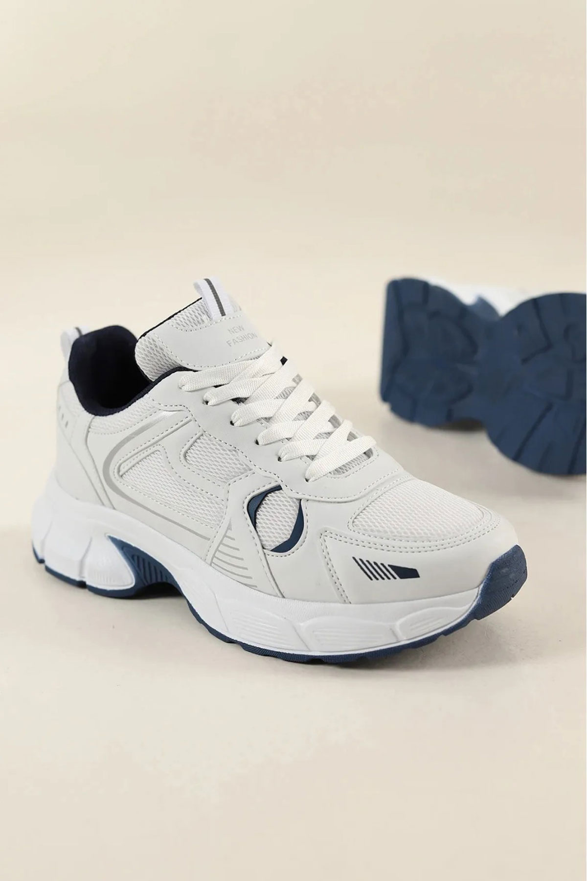 Kadın Yüksek Taban Günlük Sneakers Spor Ayakkabı 4010-101-0001 - Görsel 4