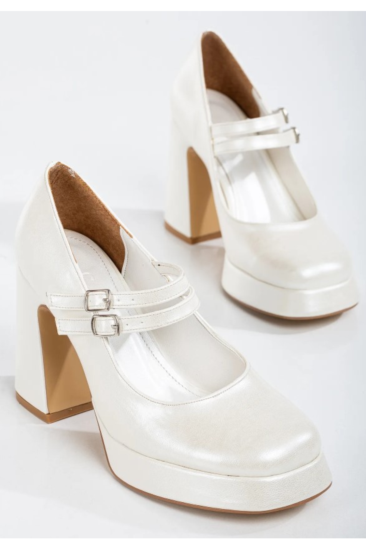 Gidi Jane Platform Topuk Kadın Klasik Topuklu Ayakkabı - Görsel 4