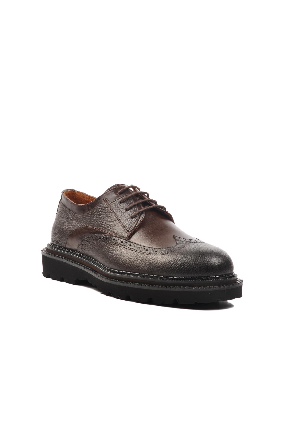 Premium 110 M Kahve Hakiki Deri Erkek Günlük Ayakkabı - Görsel 2