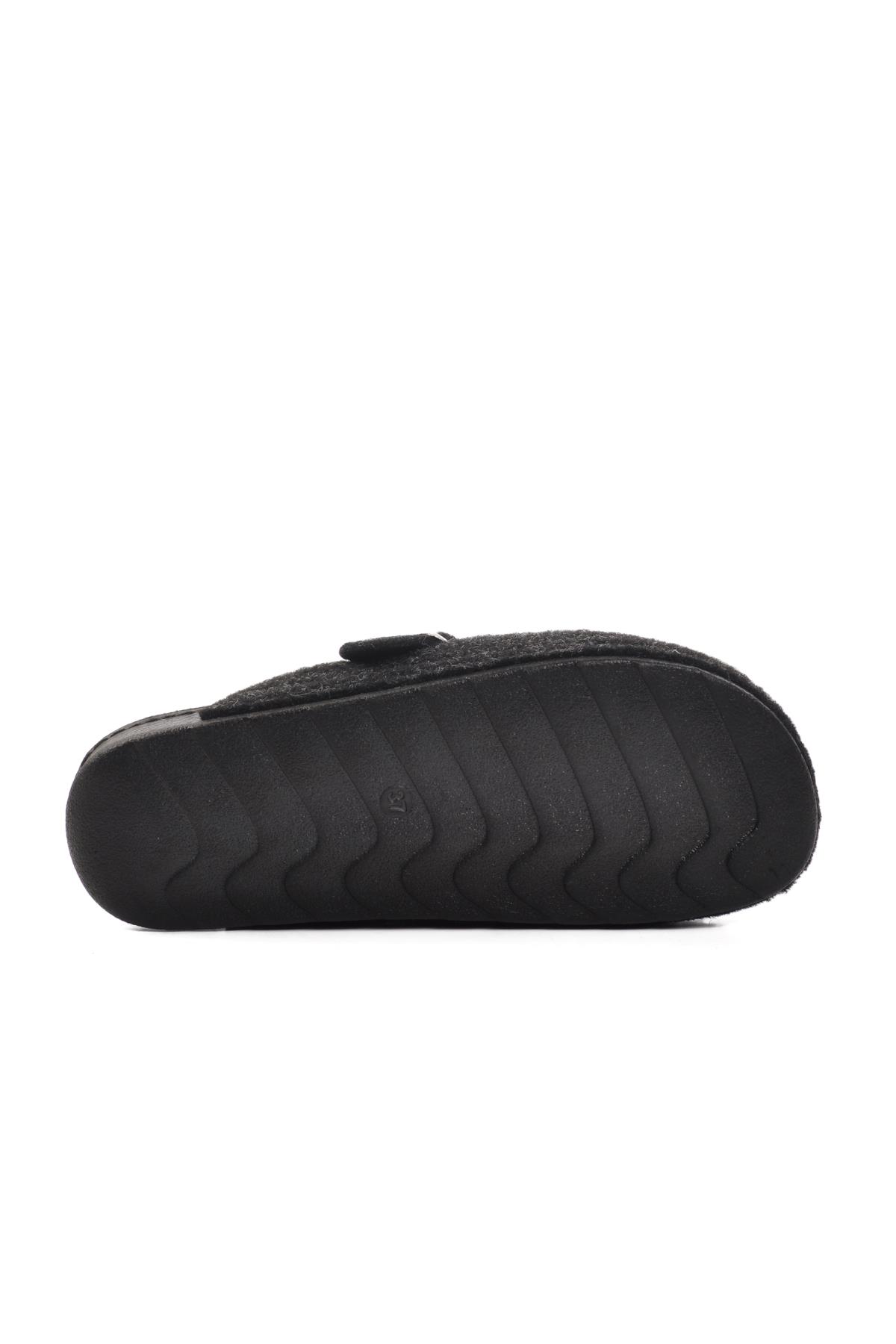 K-9548 Z Siyah Kadın Terlik - Görsel 6