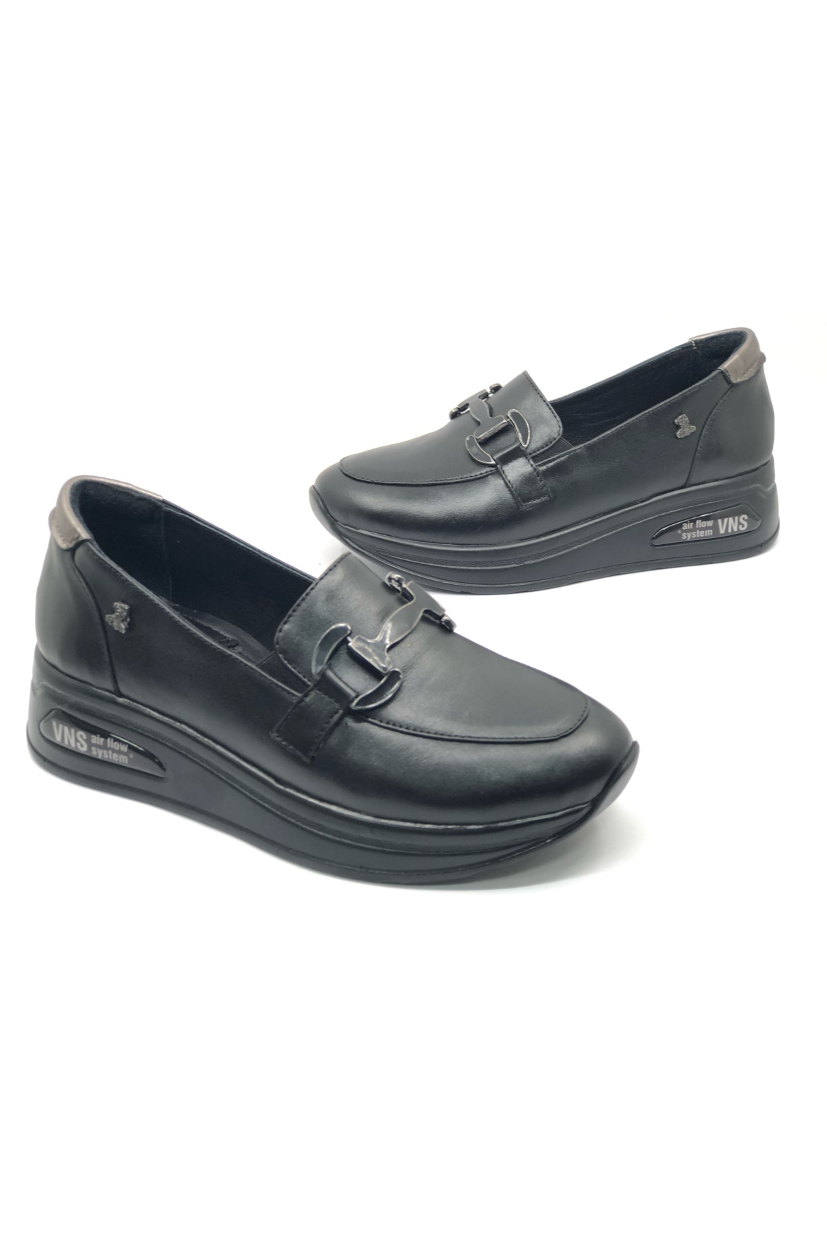 Guye Hakiki Deri Ortopedik Oxford Kadın Aır-Flow Taban Klasik Ayakkabı - Görsel 3