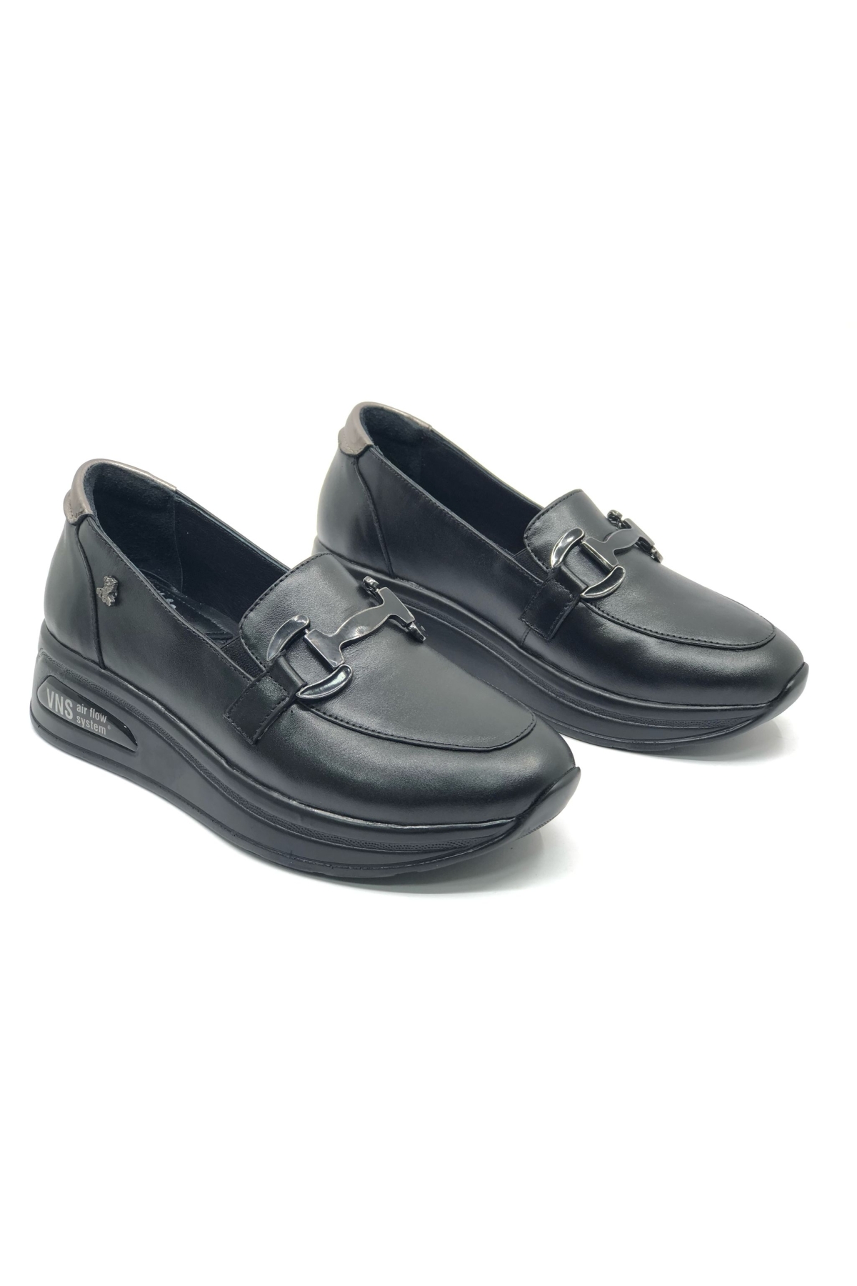 Guye Hakiki Deri Ortopedik Oxford Kadın Aır-Flow Taban Klasik Ayakkabı - Görsel 4