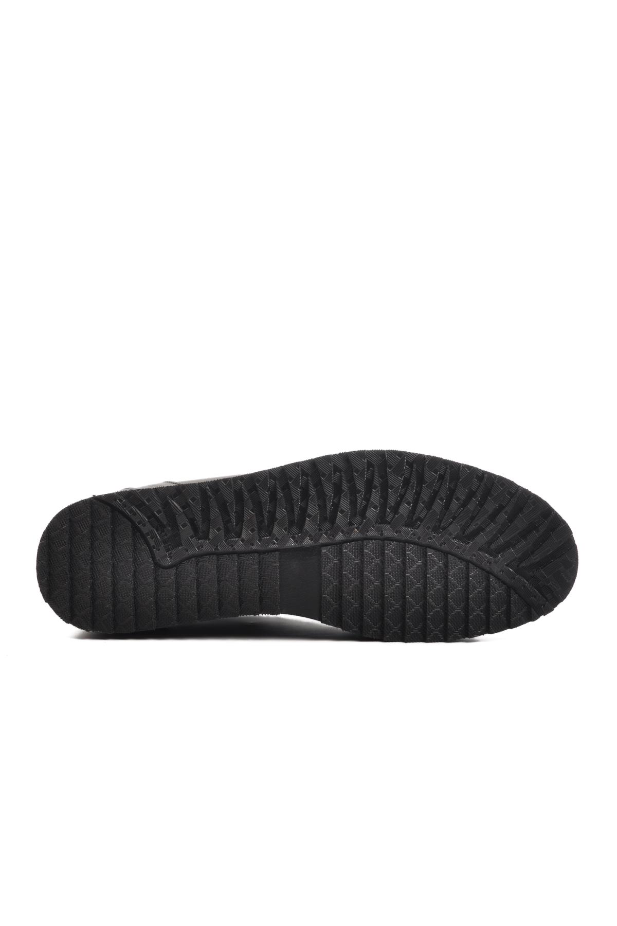 Premium 6460 M Siyah Hakiki Deri Erkek Günlük Ayakkabı - Görsel 6