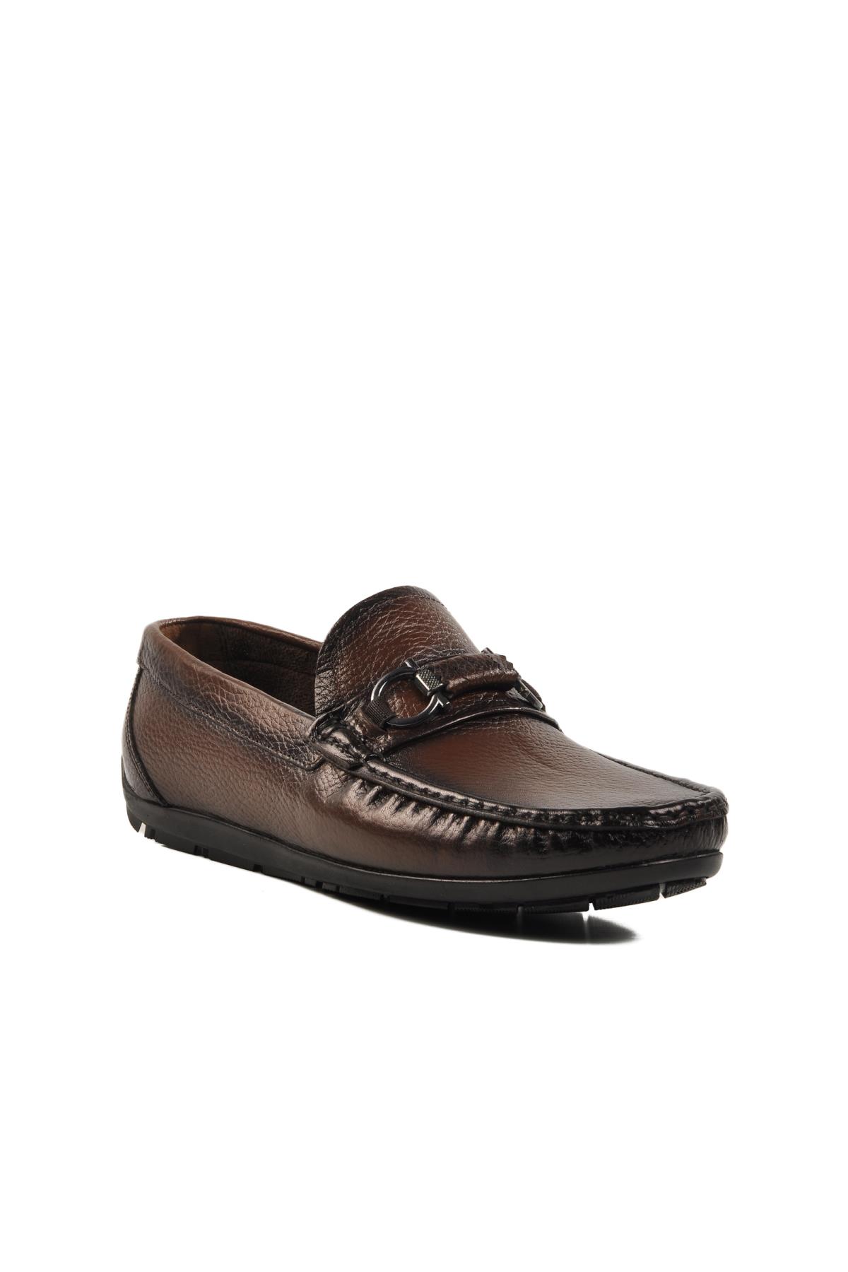 505453 M Kahve Erkek Günlük Ayakkabı Loafer - Görsel 2
