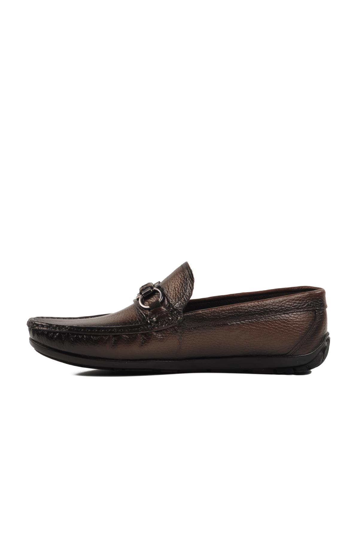505453 M Kahve Erkek Günlük Ayakkabı Loafer - Görsel 3