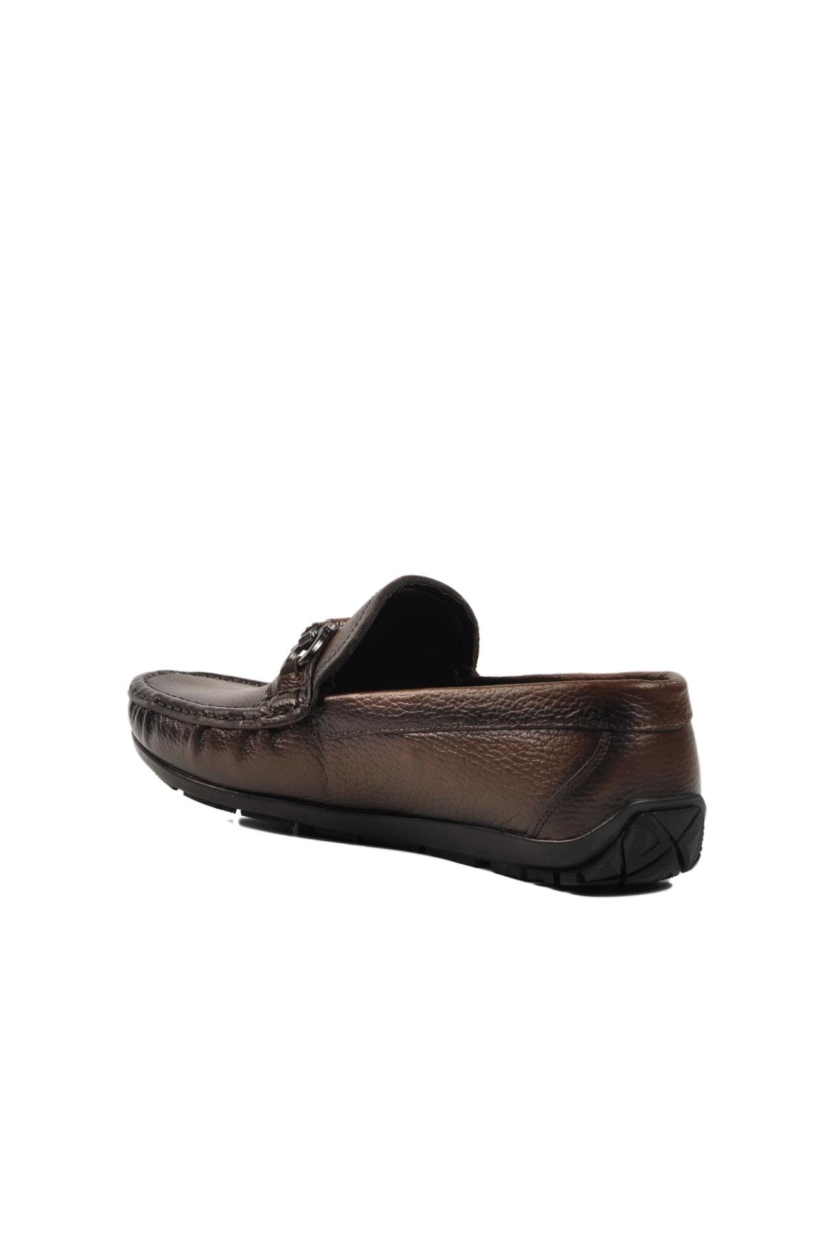 505453 M Kahve Erkek Günlük Ayakkabı Loafer - Görsel 5